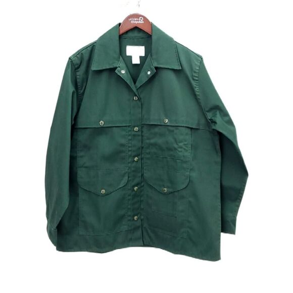 FILSON Women's Tin Cloth Cruiser Jacket Utility Barn Chore Coat Shacket - Picture 1 of 13